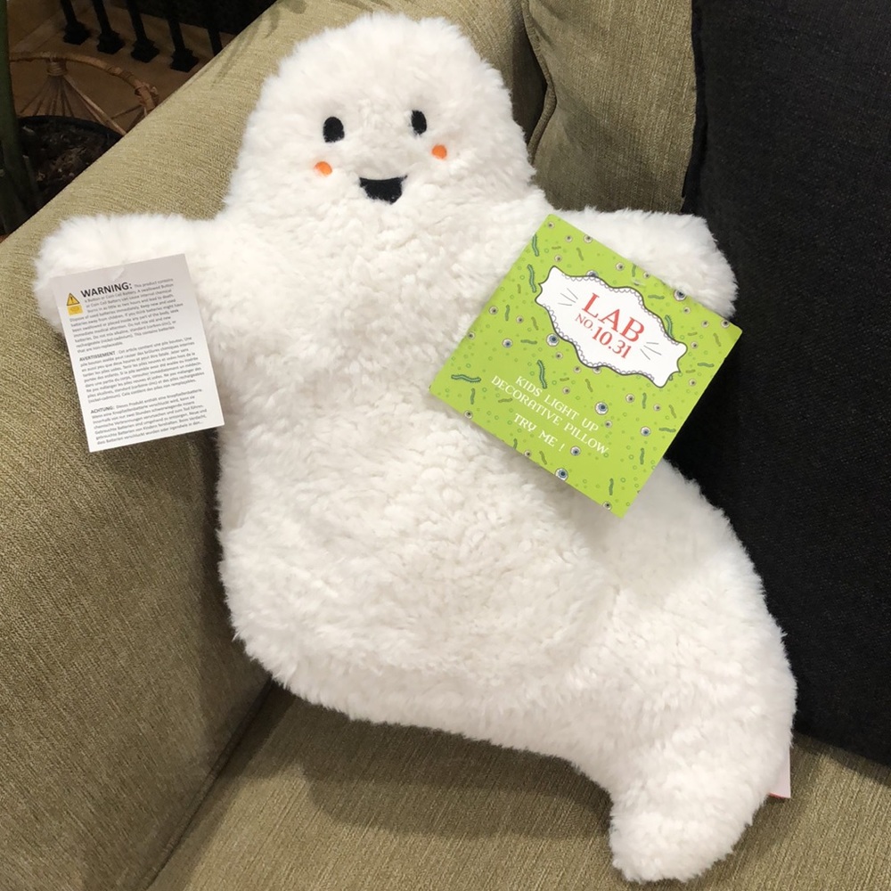 Halloween Ghost Light Up Pillow